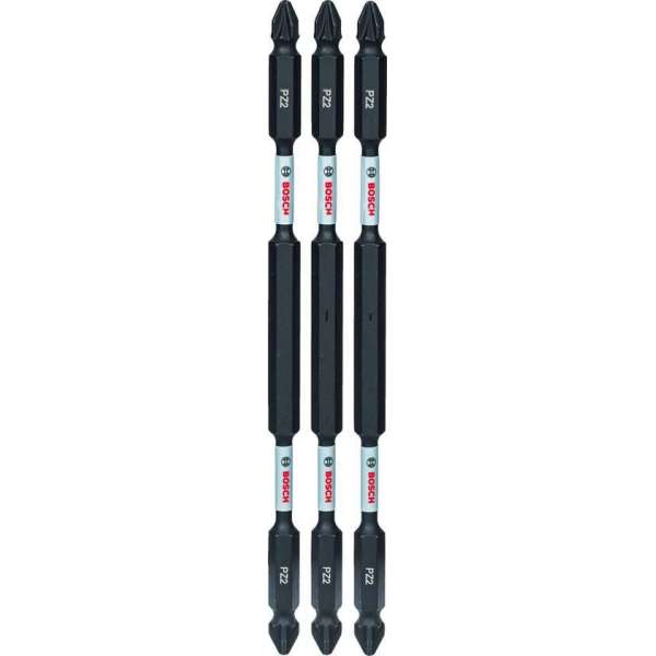 Impact dubbel bit 150mm, PZ2, 3st Impact dubbel bit 150mm, PZ2, 3st