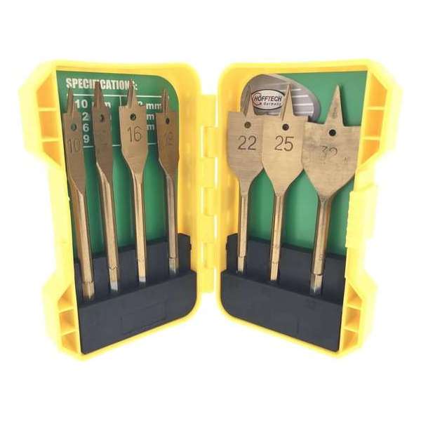Hofftech Titanium Boorset Speedboor Set, 7 delig Hofftech Titanium Boorset Speedboor Set, 7 delig