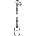 Grohe wegzinkbare kogelketting chroom
