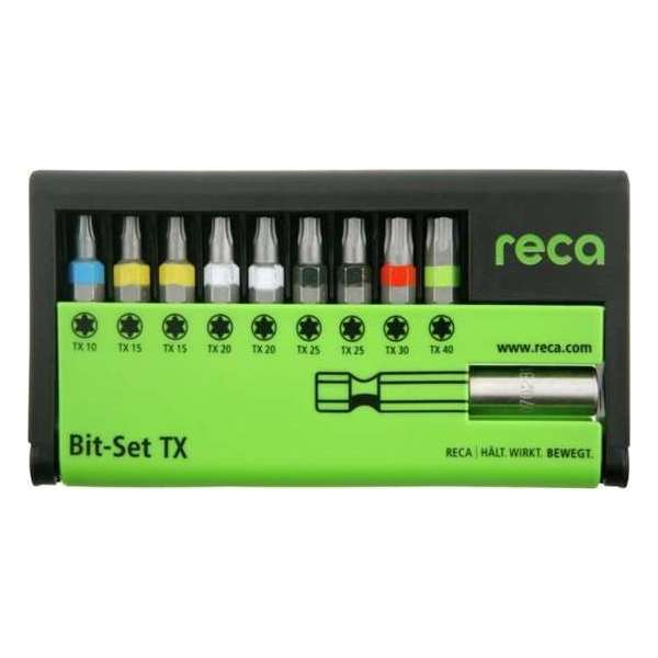 Reca Bittenset 1/4 - 10-delig - Torx Reca Bittenset 1/4 - 10-delig - Torx