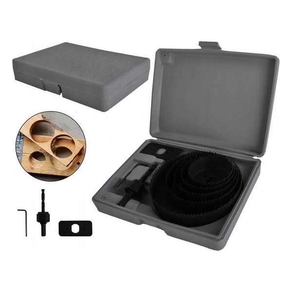 Hout Gatenboor Set - Gatboor - 5-Delig Hout Gatenboor Set - Gatboor - 5-Delig