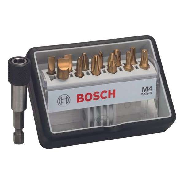 Bosch - 12+1-delige Robust Line bitset M Max Grip 25 mm, 12+1-delig Bosch - 12+1-delige Robust Line bitset M Max Grip 25 mm, 12+1-delig
