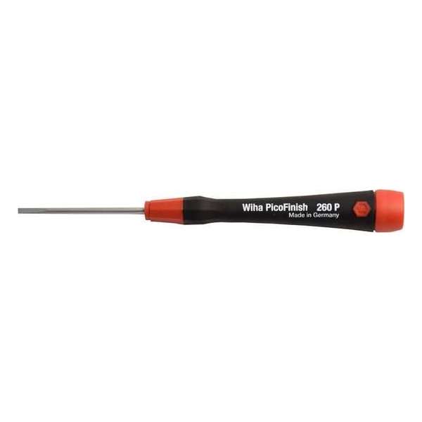 Wiha Platte Schroevendraaier Kopbreedte: 2.0 Mm Koplengte: 40 Mm Wiha Platte Schroevendraaier Kopbreedte: 2.0 Mm Koplengte: 40 Mm