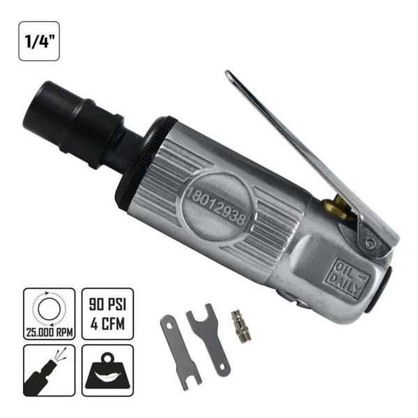 JBM Tools | Pneumatische mini polijstmachine 1/4" JBM Tools | Pneumatische mini polijstmachine 1/4"