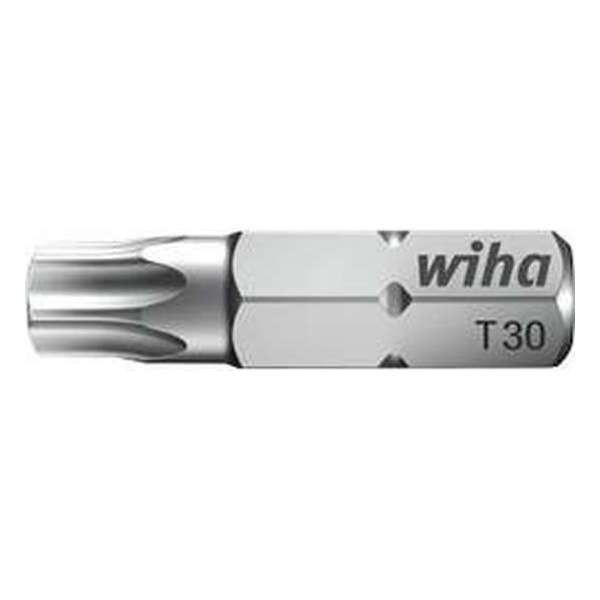 Wiha Sb-Bit 7015 Z Torx-Bit T 30 Chroom-Vanadium Staal Gehard C 6.3 2 Stuks Wiha Sb-Bit 7015 Z Torx-Bit T 30 Chroom-Vanadium Staal Gehard C 6.3 2 Stuks