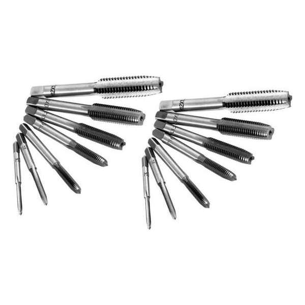 Set van 14 tap stiften (M3-M12) Set van 14 tap stiften (M3-M12)