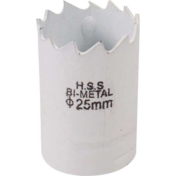 Silverline Bimetalen Gatenzaag - Ø 25 mm. - Aluminium, brons, koper, PVC, acryl en hout Silverline Bimetalen Gatenzaag - Ø 25 mm. - Aluminium, brons, koper, PVC, acryl en hout
