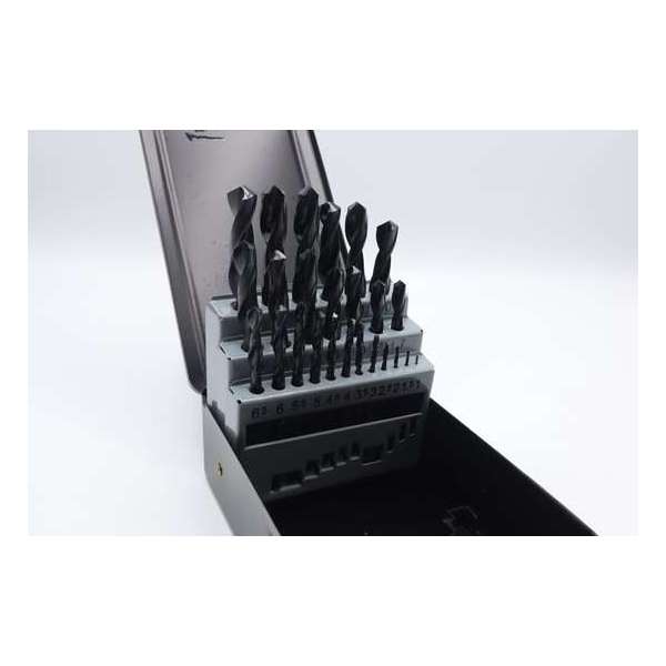 Heller 23773 4 HSS Metaal-spiraalboorset 25-delig Rollenwals DIN 338 1 set(s) Heller 23773 4 HSS Metaal-spiraalboorset 25-delig Rollenwals DIN 338 1 set(s)