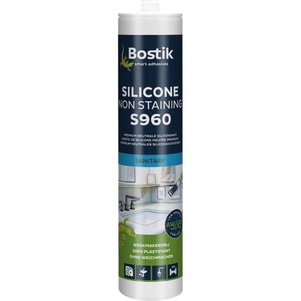 Bostik Premium Aware siliconenkit S960 antraciet (310ml) Bostik Premium Aware siliconenkit S960 antraciet (310ml)
