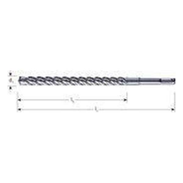 Steenboor, Betonboor, SDS-plus hamerboor 4-snijder 12 mm x 160/100 mm-werklengte eco Steenboor, Betonboor, SDS-plus hamerboor 4-snijder 12 mm x 160/100 mm-werklengte eco