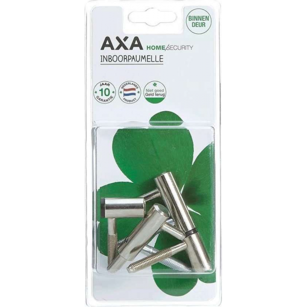 AXA inboorpaumelle, 75x64mm, scharnier staal, scharnier vernikk AXA inboorpaumelle, 75x64mm, scharnier staal, scharnier vernikk