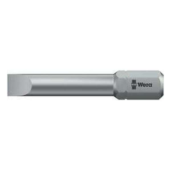 Wera 800/2 Z Gleuf-Bit 14 Mm Gereedschapsstaal Taai Gelegee Wera 800/2 Z Gleuf-Bit 14 Mm Gereedschapsstaal Taai Gelegee