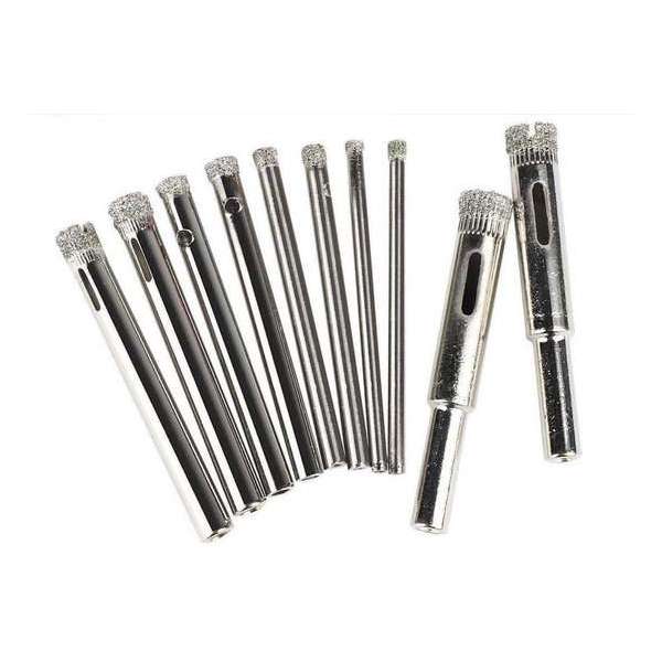 Diamantboor - Tegelboorset 3, 4, 5, 6 en 8mm (10 delig) Diamantboor - Tegelboorset 3, 4, 5, 6 en 8mm (10 delig)