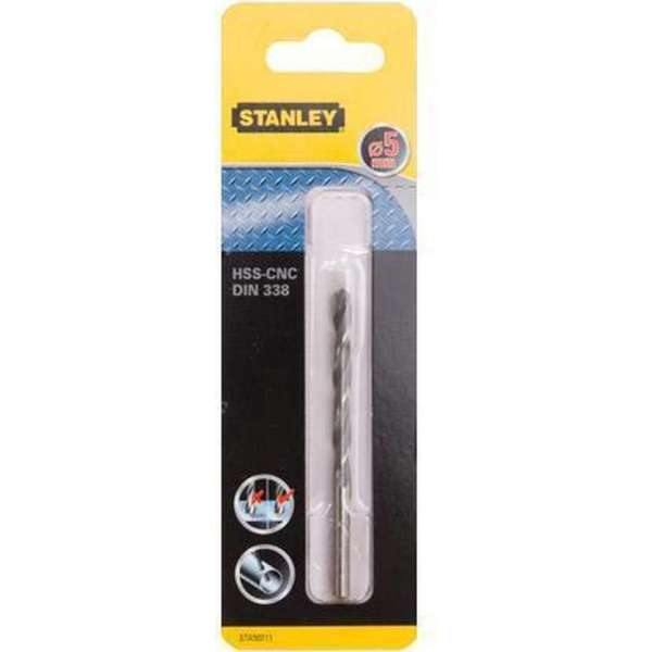 Stanley metaalboor 5 mm HSS-CNC STA50711 Stanley metaalboor 5 mm HSS-CNC STA50711