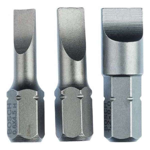 Bosch - BITSET XH-TORS/GL0.6.0.8.1.2MM - 3 stuks Bosch - BITSET XH-TORS/GL0.6.0.8.1.2MM - 3 stuks