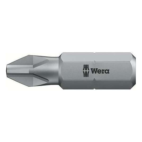 Wera 5056500001 1/4" Philips Bit - PH0 x 25mm Wera 5056500001 1/4" Philips Bit - PH0 x 25mm