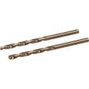 Silverline Metaalboor HSS-E - Cobalt - DIN388 - 3,5 mm - 2 Stuks