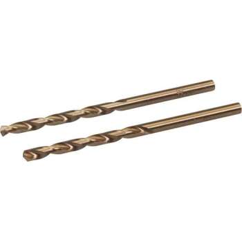 Silverline Metaalboor HSS-E - Cobalt - DIN388 - 3,5 mm - 2 Stuks
