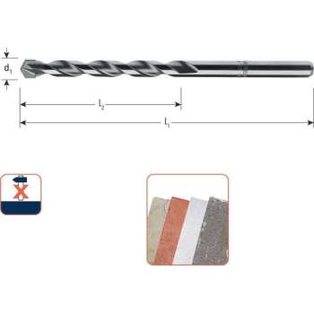 Rotec UNIDre Multifunctionele boor ø10,0x80/120