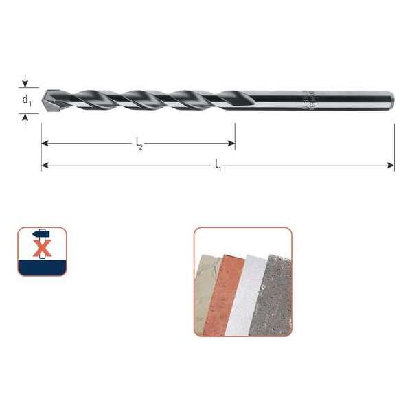 Rotec UNIDre Multifunctionele boor ø10,0x80/120