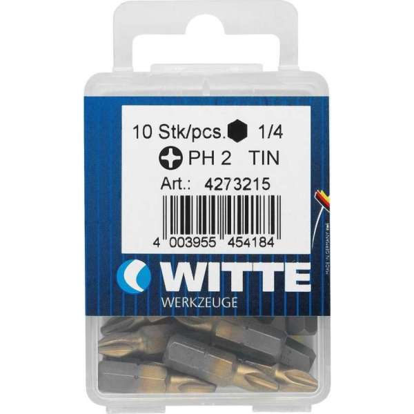 Bits 10 stuks, ph 1, in doos Bits 10 stuks, ph 1, in doos