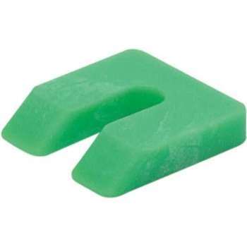 Uitvulplaatje 50x50x10mm kunststof groen (80st)