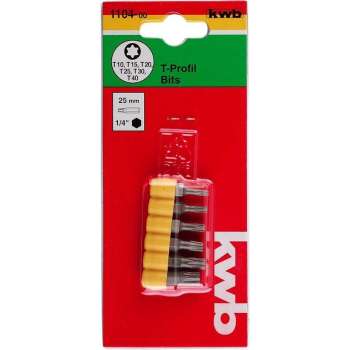 KWB Economy Bitset Torx - 6-delig