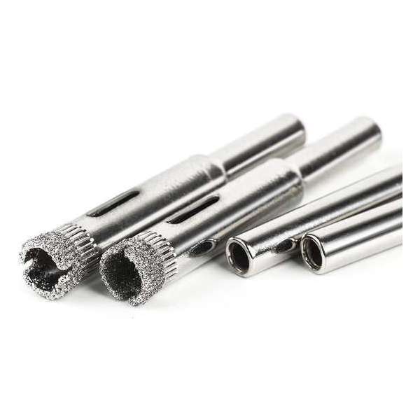 Diamantboor - Tegelboorset 6, 8, 10, 12 en 14mm (5 delig) Diamantboor - Tegelboorset 6, 8, 10, 12 en 14mm (5 delig)