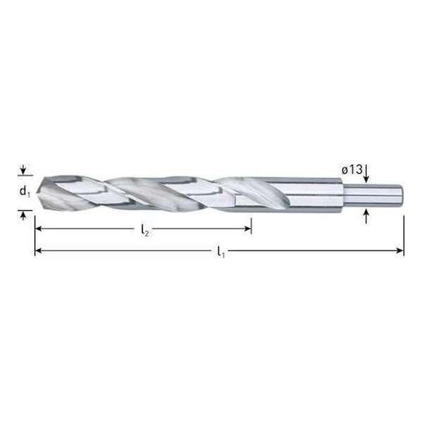 Rotec HHS-G Spiraalboor DIN338 type N 18 mm 1 st. Rotec HHS-G Spiraalboor DIN338 type N 18 mm 1 st.
