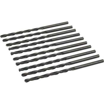Silverline Lange Metaalboor Rolgewalst HSS-R - 5,5 x 139 mm - 10 stuks