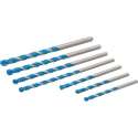 Silverline Multi-Constructie Boorbitset - 7 Delig