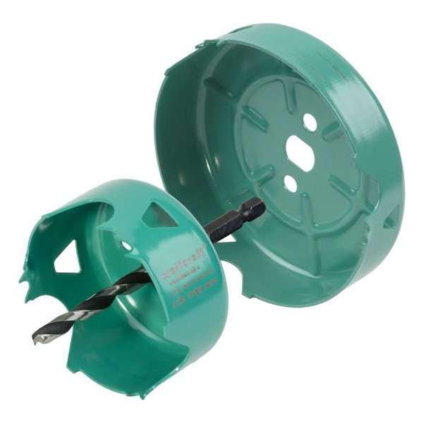 vidaXL Gatenzaagset koolstofstaal turquoise 2-delig 5974000 VDXL_422079 vidaXL Gatenzaagset koolstofstaal turquoise 2-delig 5974000 VDXL_422079