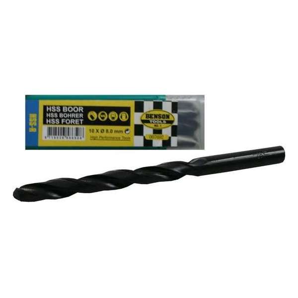 Hofftech HSS metaal boor 8,0 mm. (10 stuks) Hofftech HSS metaal boor 8,0 mm. (10 stuks)