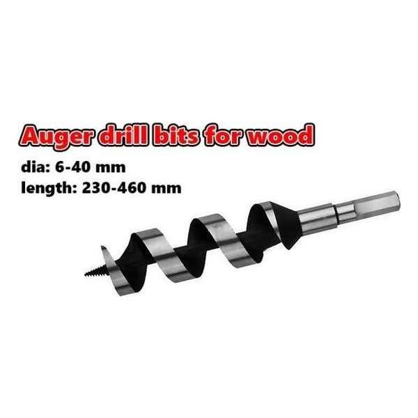 Slangenboor voor hout, 32x230 mm Slangenboor voor hout, 32x230 mm