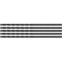 Set van 5 metaalboren (HSS, 3,2x160 mm)