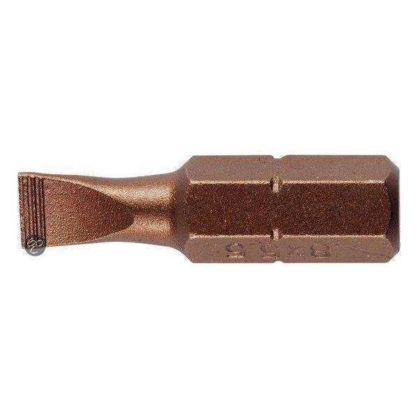 KWB Iso-Temp Schroefbit Platte Kop 1/4" - 5 mm KWB Iso-Temp Schroefbit Platte Kop 1/4" - 5 mm