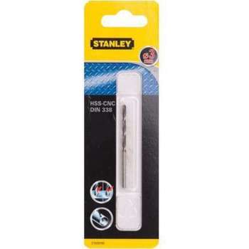Stanley metaalboor 3 mm HSS-CNC STA50700