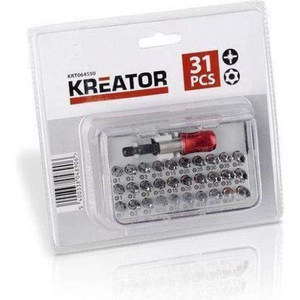 Kreator KRT064550 Bitset - 31-delige set bitjes Kreator KRT064550 Bitset - 31-delige set bitjes