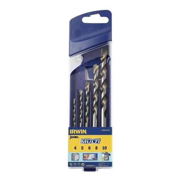 Irwin Steenborenset Cordless - 5-delig Irwin Steenborenset Cordless - 5-delig