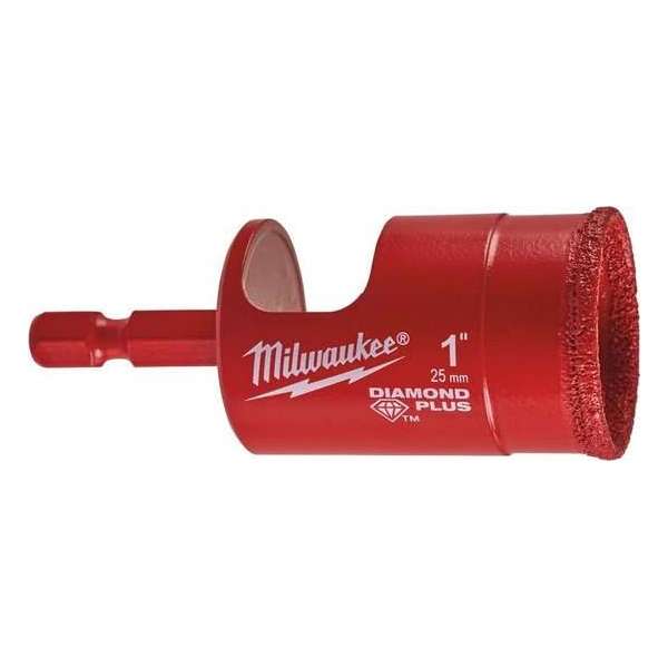 Milwaukee diamantboor tbv tegels met bit aansluting 25mm Milwaukee diamantboor tbv tegels met bit aansluting 25mm