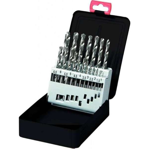 Labor HSS 19-delige metaalborenset TiN-gecoat Labor HSS 19-delige metaalborenset TiN-gecoat