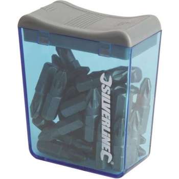 Silverline Pozidriv Cr-V S2 schroevendraaier bits, 30 stuks PZ2