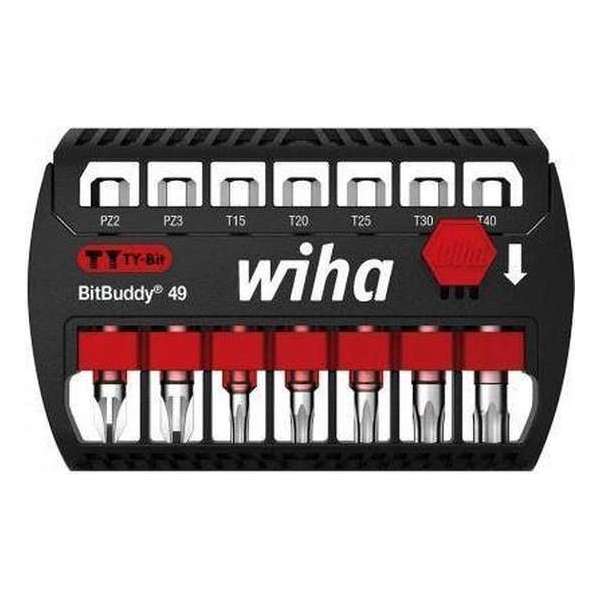 Wiha SB7946-TY904 7-delige BitBuddy Bitset TY-bit - 49mm Wiha SB7946-TY904 7-delige BitBuddy Bitset TY-bit - 49mm
