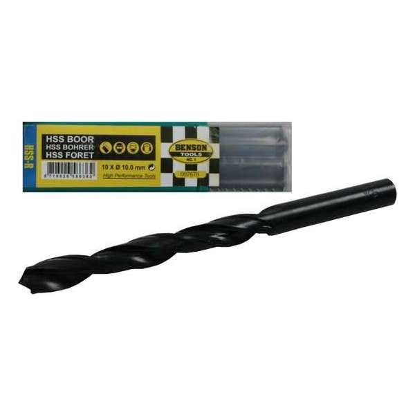 Hofftech HSS metaal boor 10,0 mm. (10 stuks) Hofftech HSS metaal boor 10,0 mm. (10 stuks)