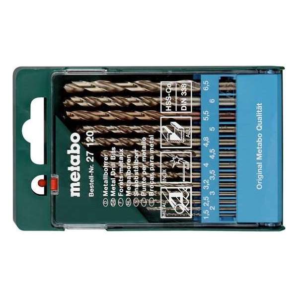 Metabo HSS-Co-borencassette 13-delig Metabo HSS-Co-borencassette 13-delig