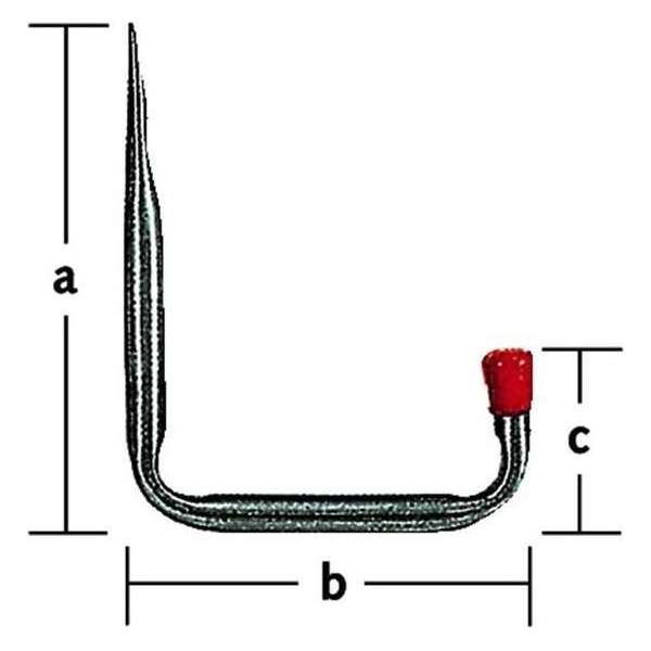 Hang Er Aan Ophanghaak vz 8502 - 300x250x91mm Hang Er Aan Ophanghaak vz 8502 - 300x250x91mm