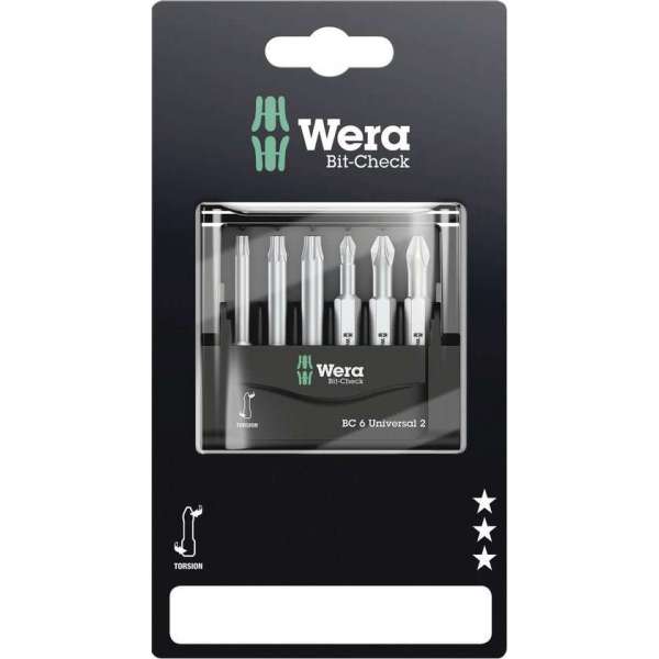 WERA Bit-Check 6 Universal 2 SB WERA Bit-Check 6 Universal 2 SB