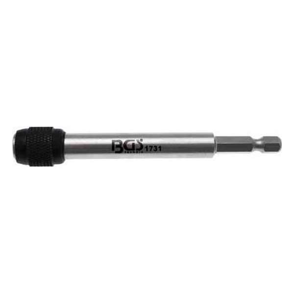 Automatische Bithouder voor 1/4" bits, lengte 100 mm, BGS 1731 Automatische Bithouder voor 1/4" bits, lengte 100 mm, BGS 1731