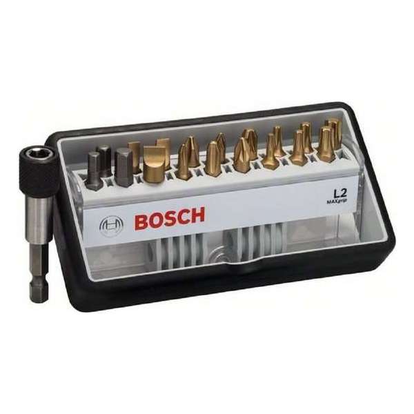 Bosch - 18+1-delige Robust Line bitset L Max Grip 25 mm, 18+1-delig Bosch - 18+1-delige Robust Line bitset L Max Grip 25 mm, 18+1-delig