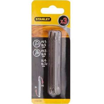 Stanley Pz en Sl bits - 3 stuks